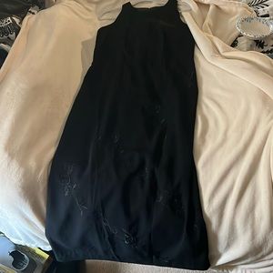 Lovely black embroidered dress